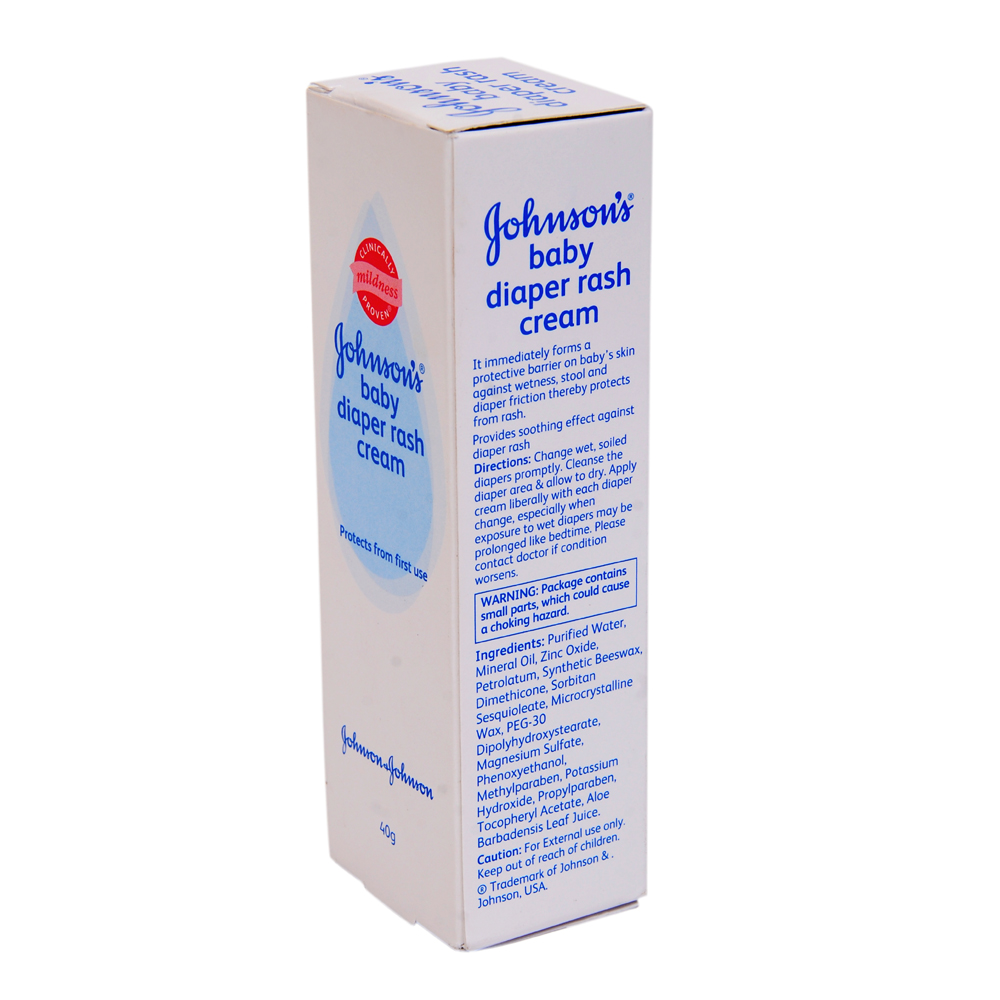 JOHNSON'S BABY DIAPER RASH CREAM 40 GM