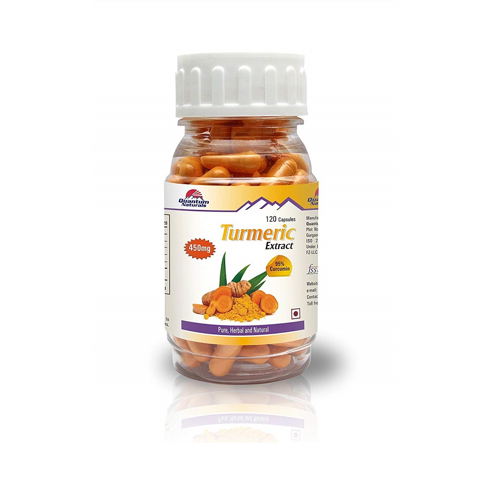 QUANTUM NATURALS TURMERIC EXTRACT 450MG CAPSULES