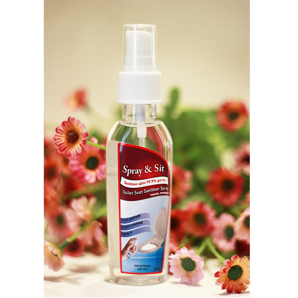 SPRAY & SIT TOILET SEAT SANITISER