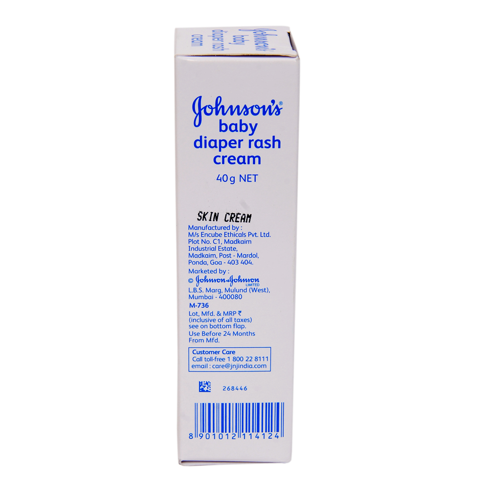 JOHNSON'S BABY DIAPER RASH CREAM 40 GM