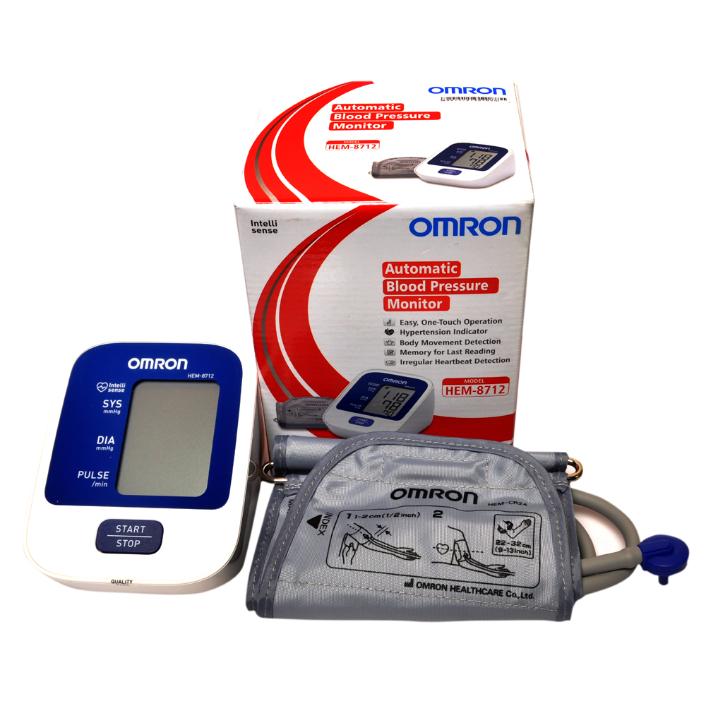 OMRON BLOOD PRESSURE MONITOR DEVICE HEM8712