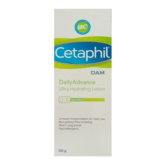 CETAPHIL DAM Daily Advance Ultra Hydrating Lotion All Skin Types 100gm